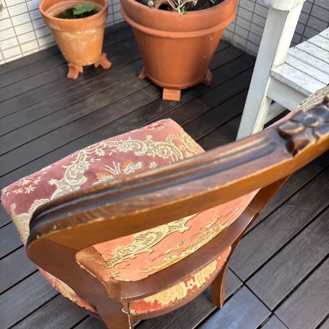 イタリー製　ダイニングチェア　検　アンティーク