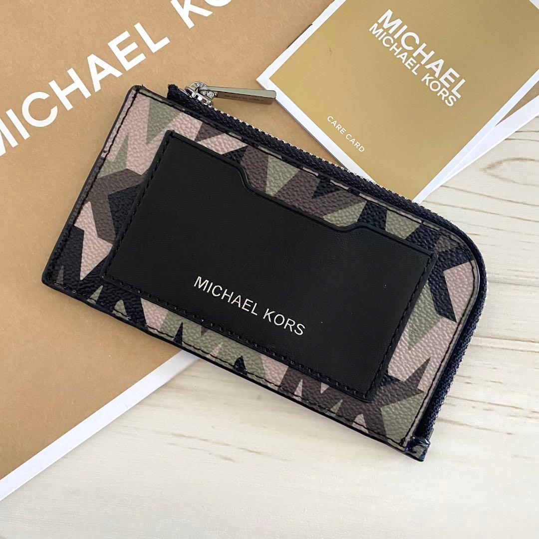 MICHAEL KORS ケース 迷彩 小銭入れ財布 定期入れ