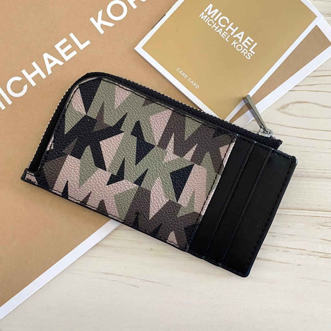 MICHAEL KORS ケース 迷彩 小銭入れ財布 定期入れ