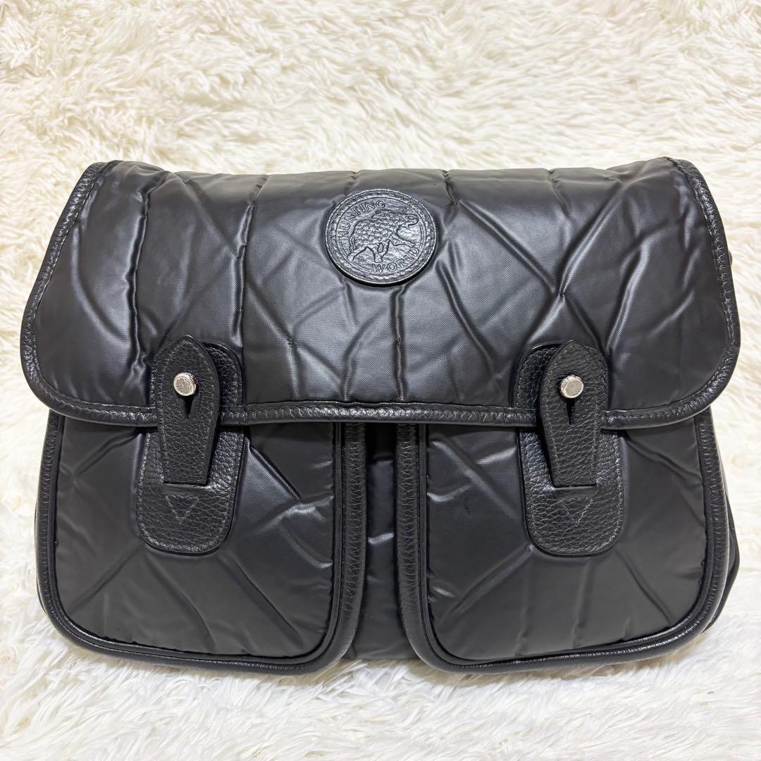 ✨大人気✨ハンティングワールド バチュークロス メッセンジャーバッグ ブラック