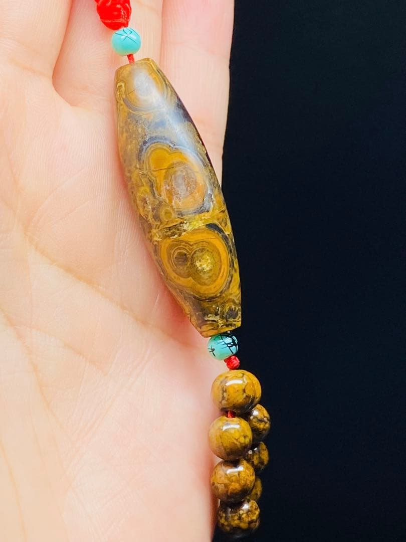 老天珠 九龍眼天珠 老鉱天珠 蒙天珠 天珠 自然に作られた天眼 凄まじいパワー