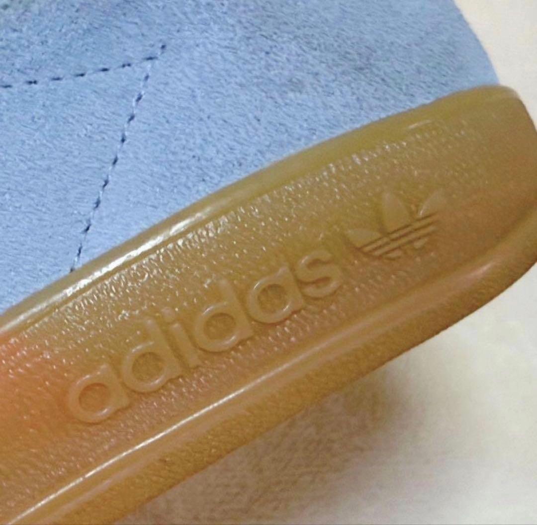 adidas ガゼル 23.0cm ライトブルー ピンク 美品 アディダス