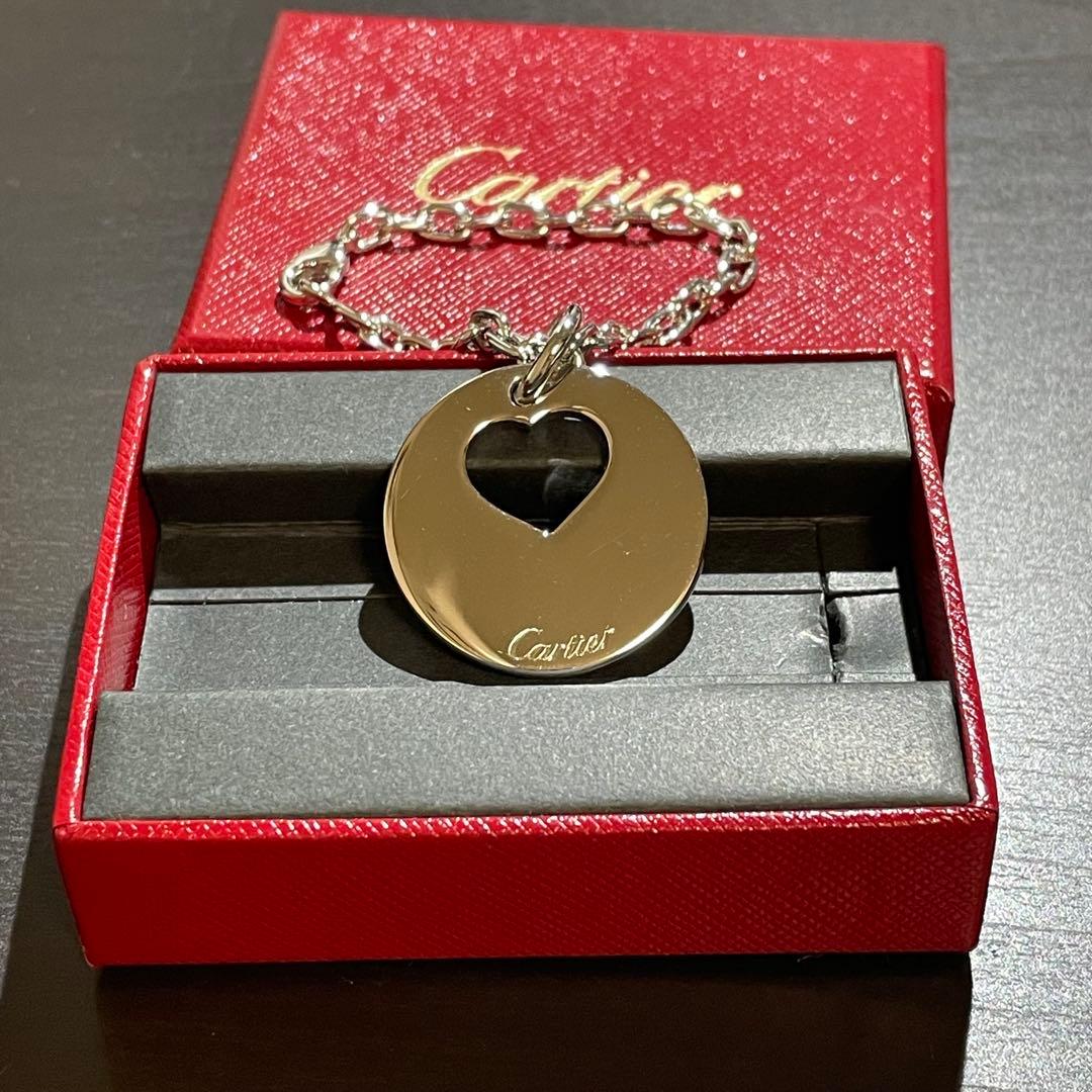 カルティエ Cartier ハート キーホルダー　キーチャーム