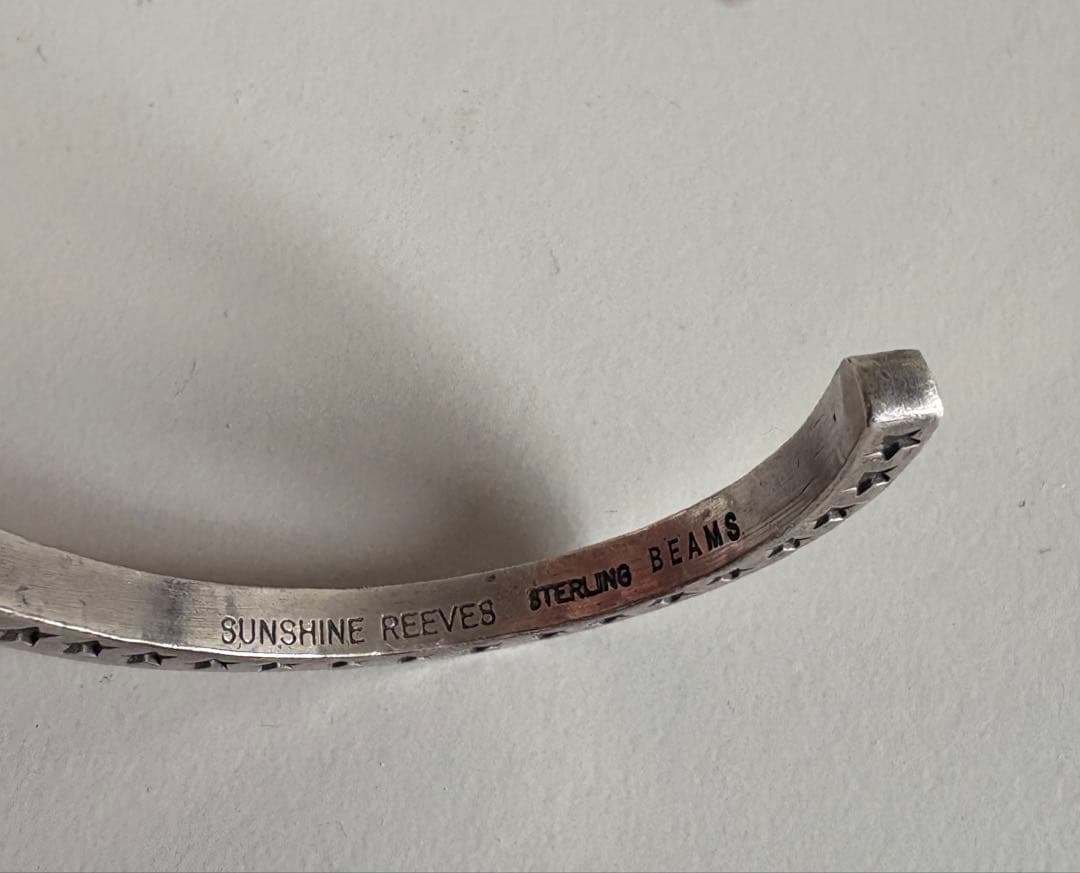 BEAMS別注　SUNSHINE REEVES スターリングシルバー バングル
