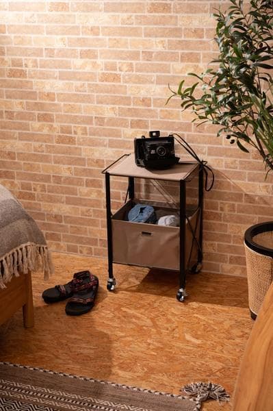 テーブルワゴン キャスター付き 折りたたみ式 グリーン MIP-71 N01