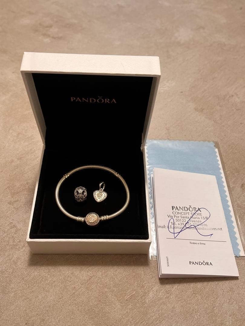 【PANDORA／パンドラ】ブレスレット＆チャーム セット