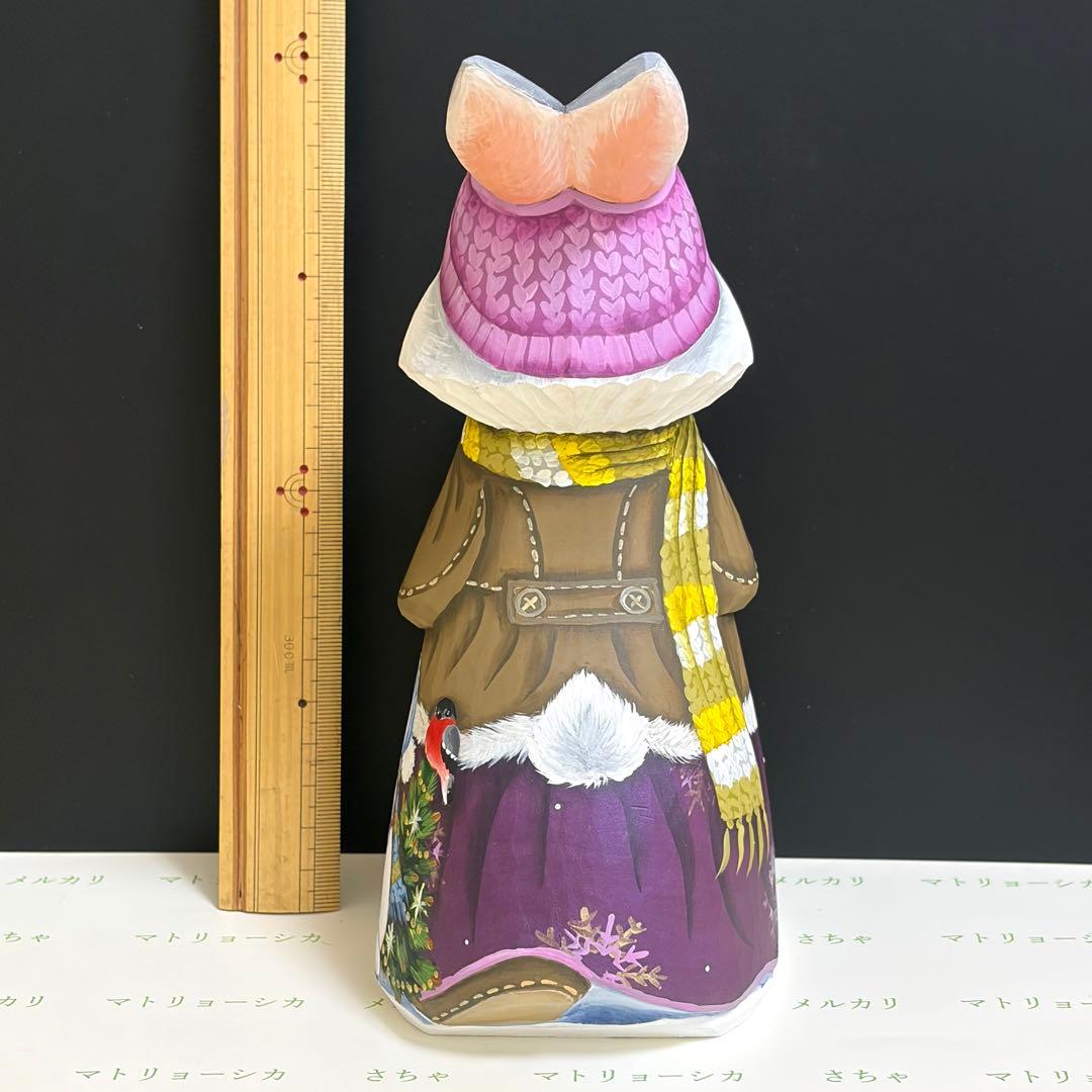 クリスマス　オーナメント　うさぎ　木製　手作り　スヴェトラーナ・ニコラエヴァ