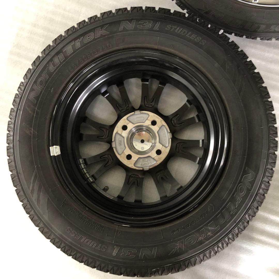 North trek 145/80R13 スタッドレスタイヤ ホイール付き4本