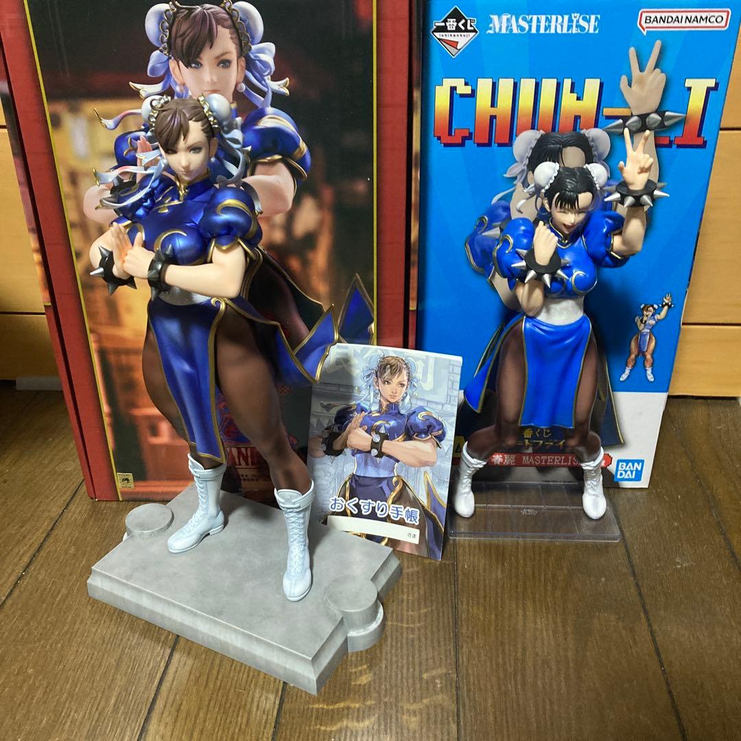 ストリートファイター　春麗 フィギュアセット　一番くじ　マックスファクトリー