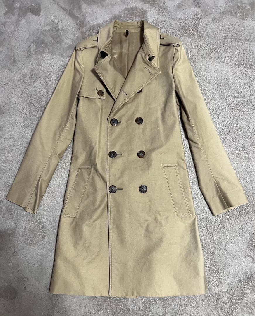 エディ期　ディオールオム　DIOR トレンチコート　2007 aw