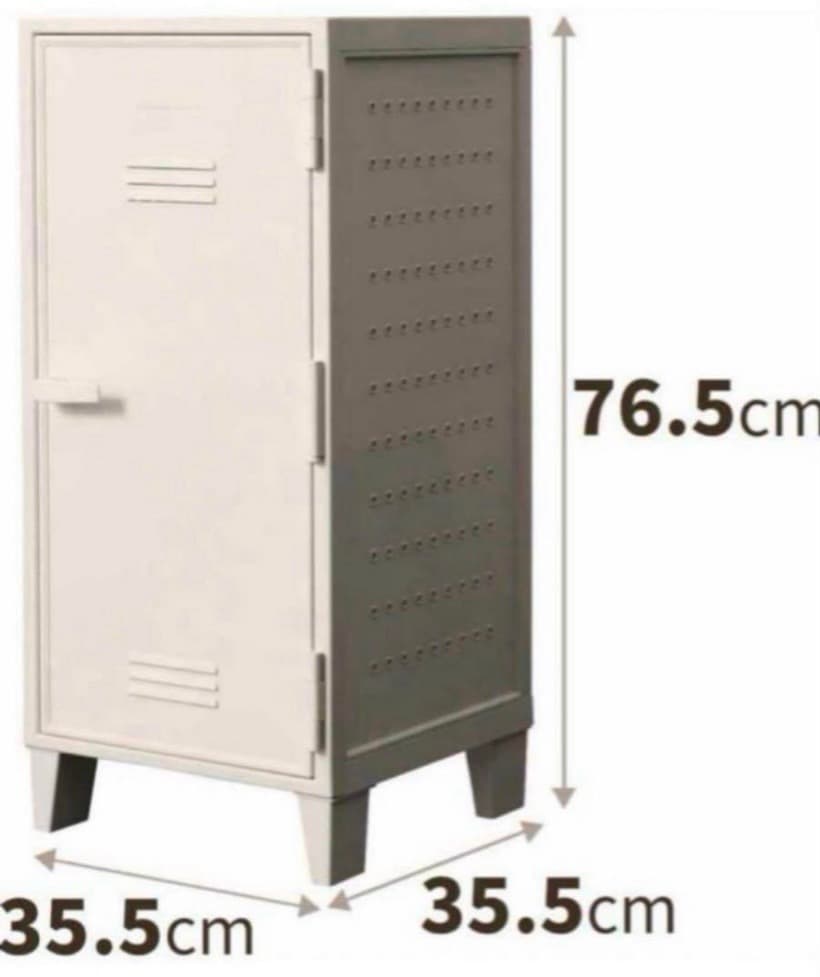 ホワイト VAZZO ペグキャビネット　収納 2個セット