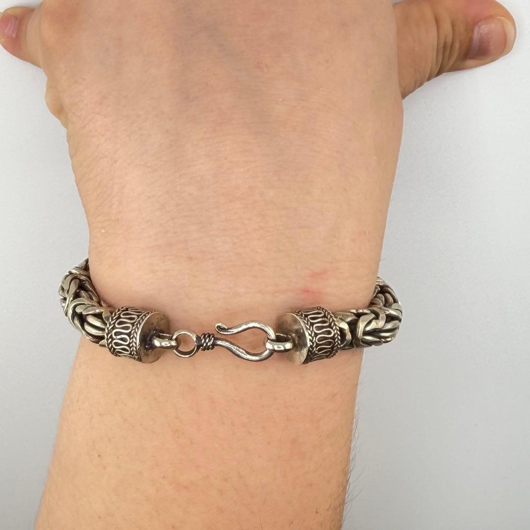 シルバー925 バリチェーン ブレスレット メンズ アクセサリー