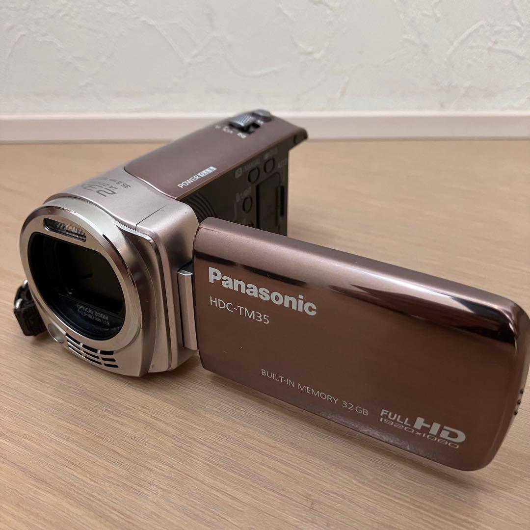 美品✨パナソニック 内蔵メモリ HDC-TM35 ビデオカメラ 32GB