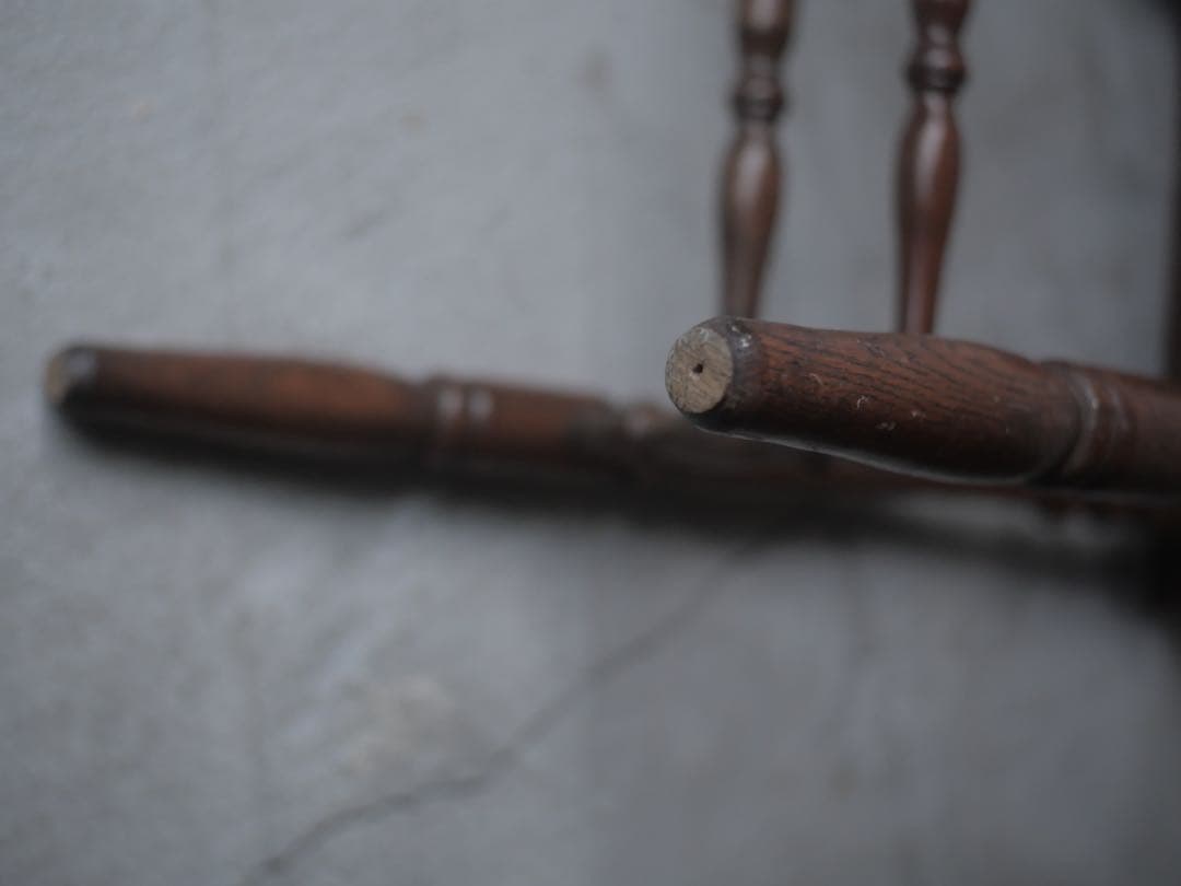 花台　イギリス製　オーク材　展示台　台　古家具　古道具　アンティーク　昭和レトロ