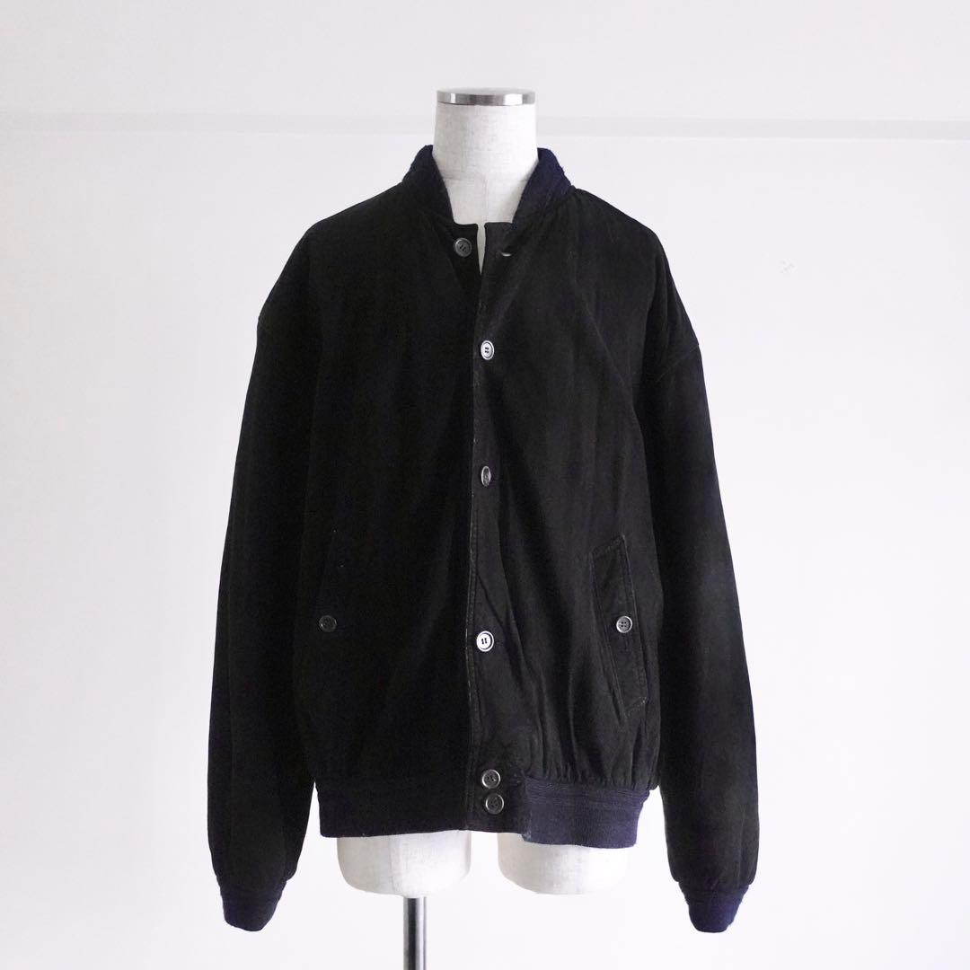 ジャケット・アウター 1990s Goat Suede Leather Bomber Jacket