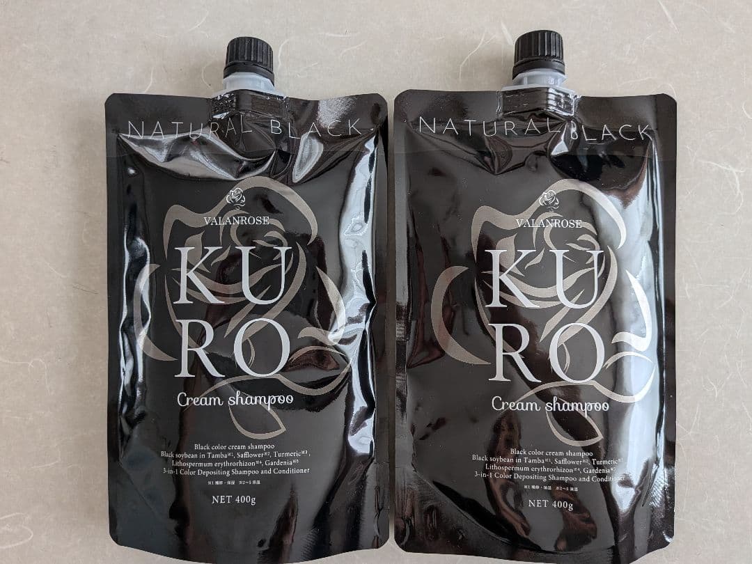 バランローズ　KUROクリームシャンプー ナチュラルブラック　未使用　二袋