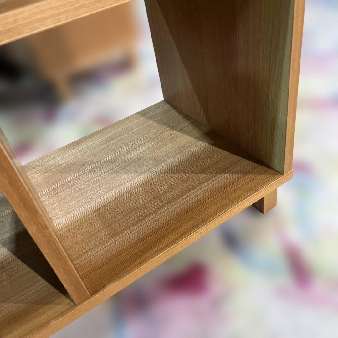 【無印良品】スタッキングシェルフ◆4マス◇オーク材