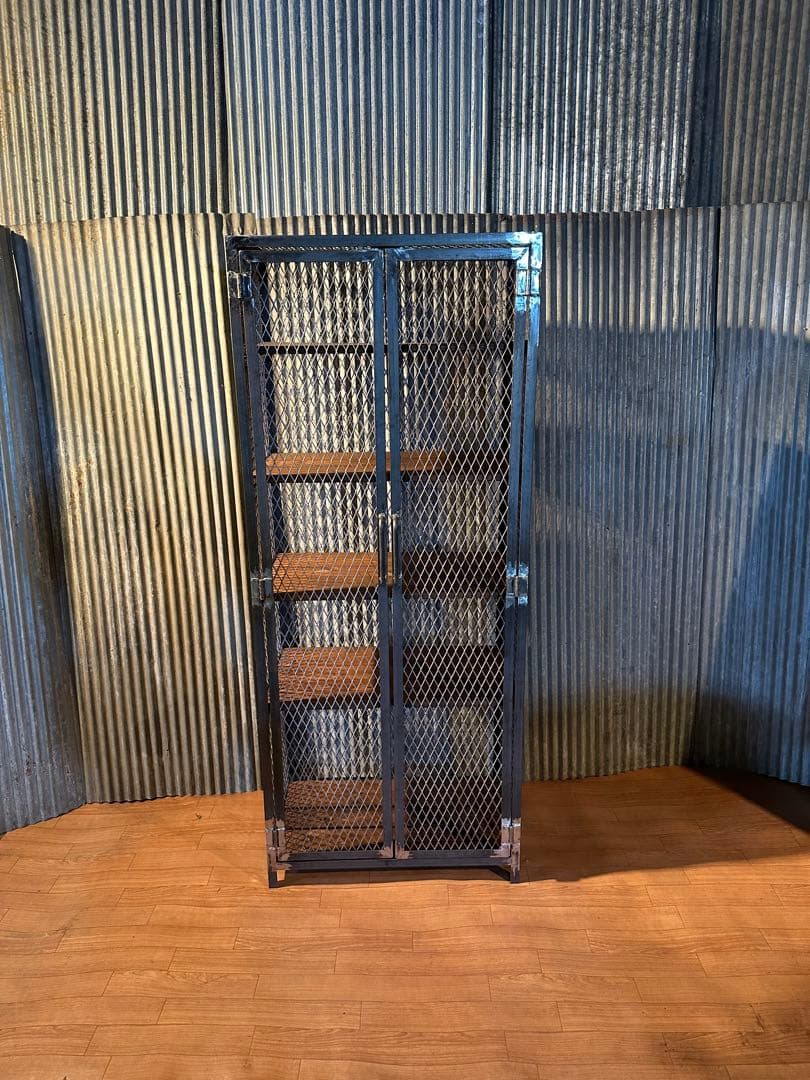 在庫一点のみ　アイアンラック 170㎝　インダストリアル　アイアン家具　シェルフ