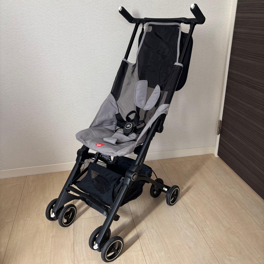 ベビーカー gb ポキット エアー シルバーフォックスグレー