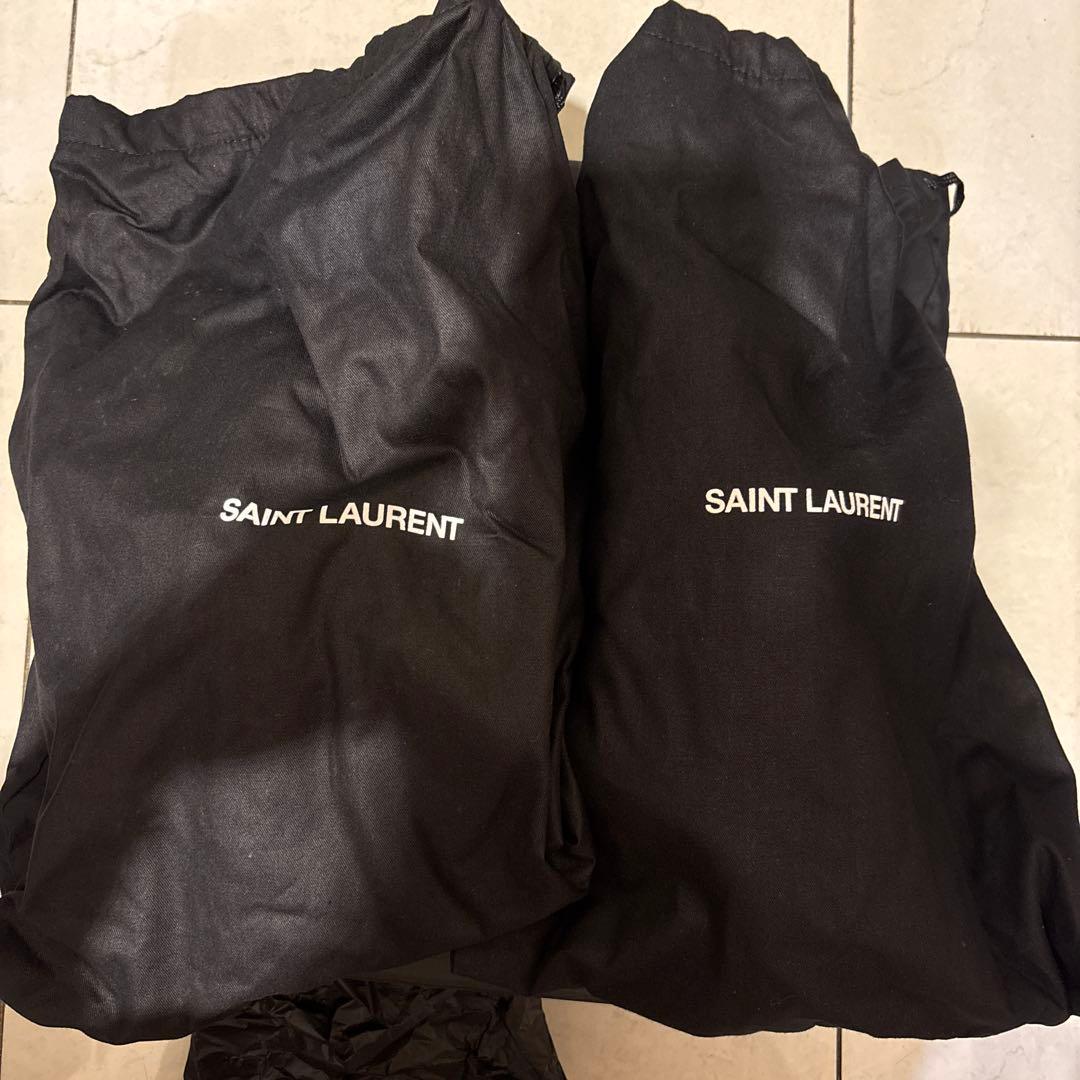 新品 サンローランスニーカーピンク グリッター