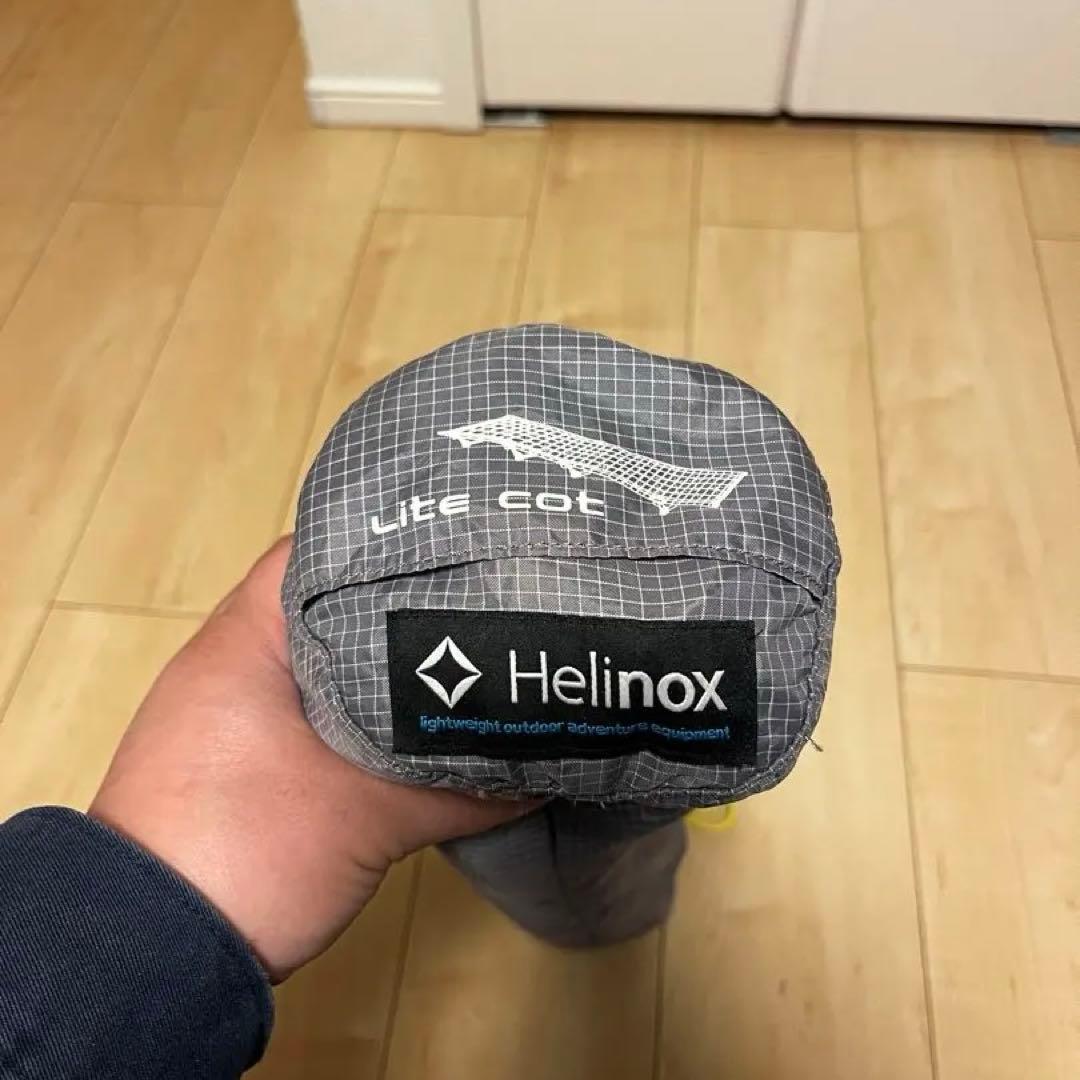 【美品】Helinox ライトコット グレー ヘリノックス