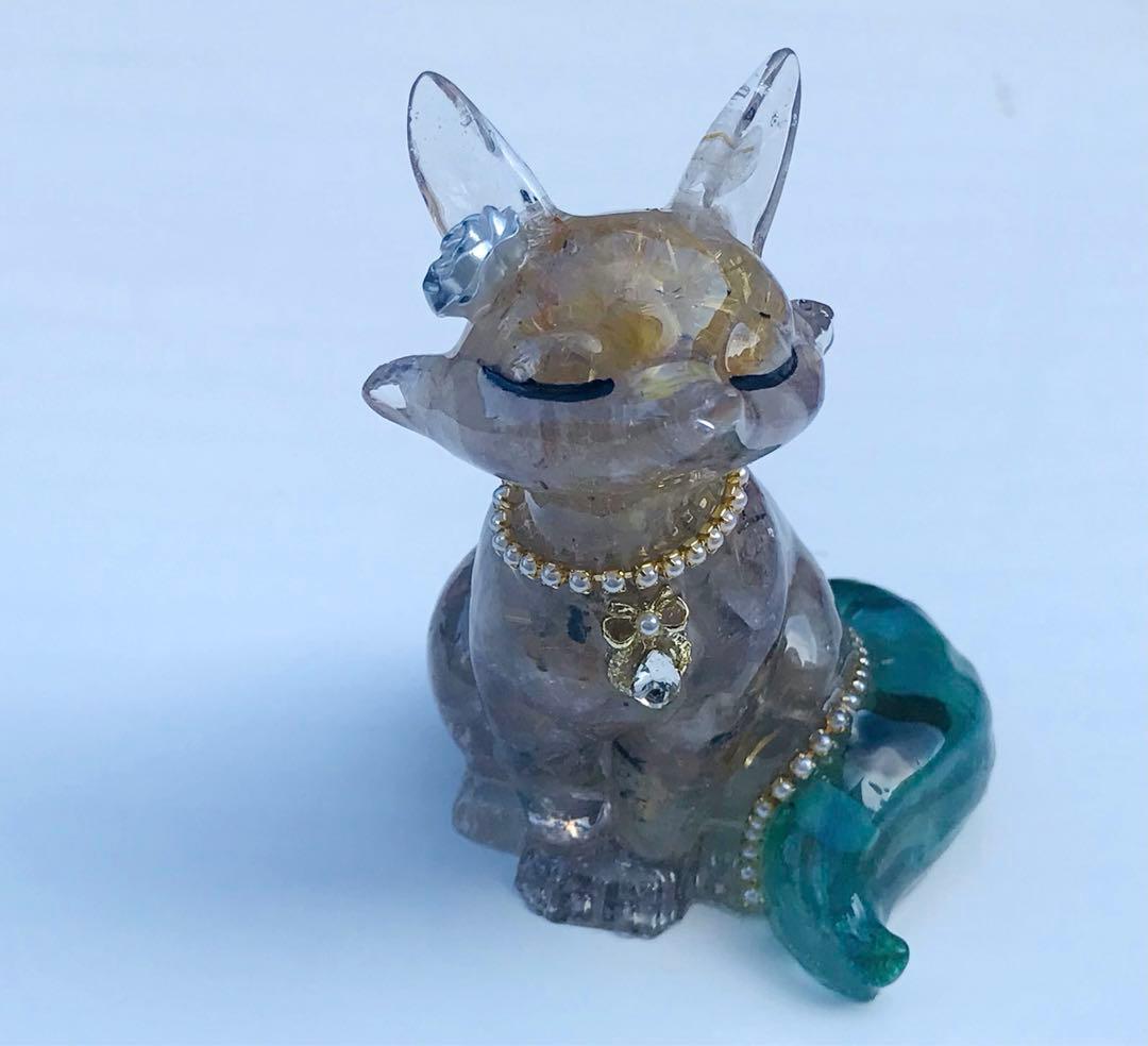 オルゴナイト狐さんNo.419