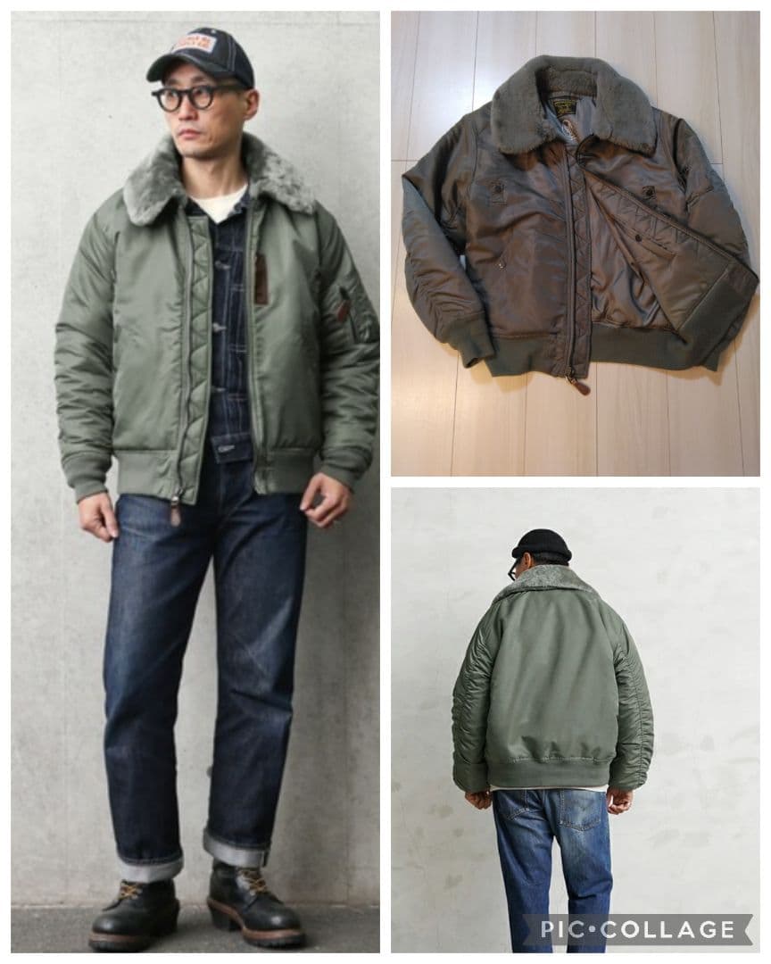 WAIPER.inc【廃盤】【稀少】B-15D　フライトジャケット　40