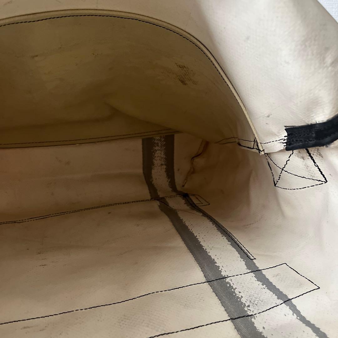 FREITAG DRAGNET F12 クリームホワイト　エメラルドグリーン