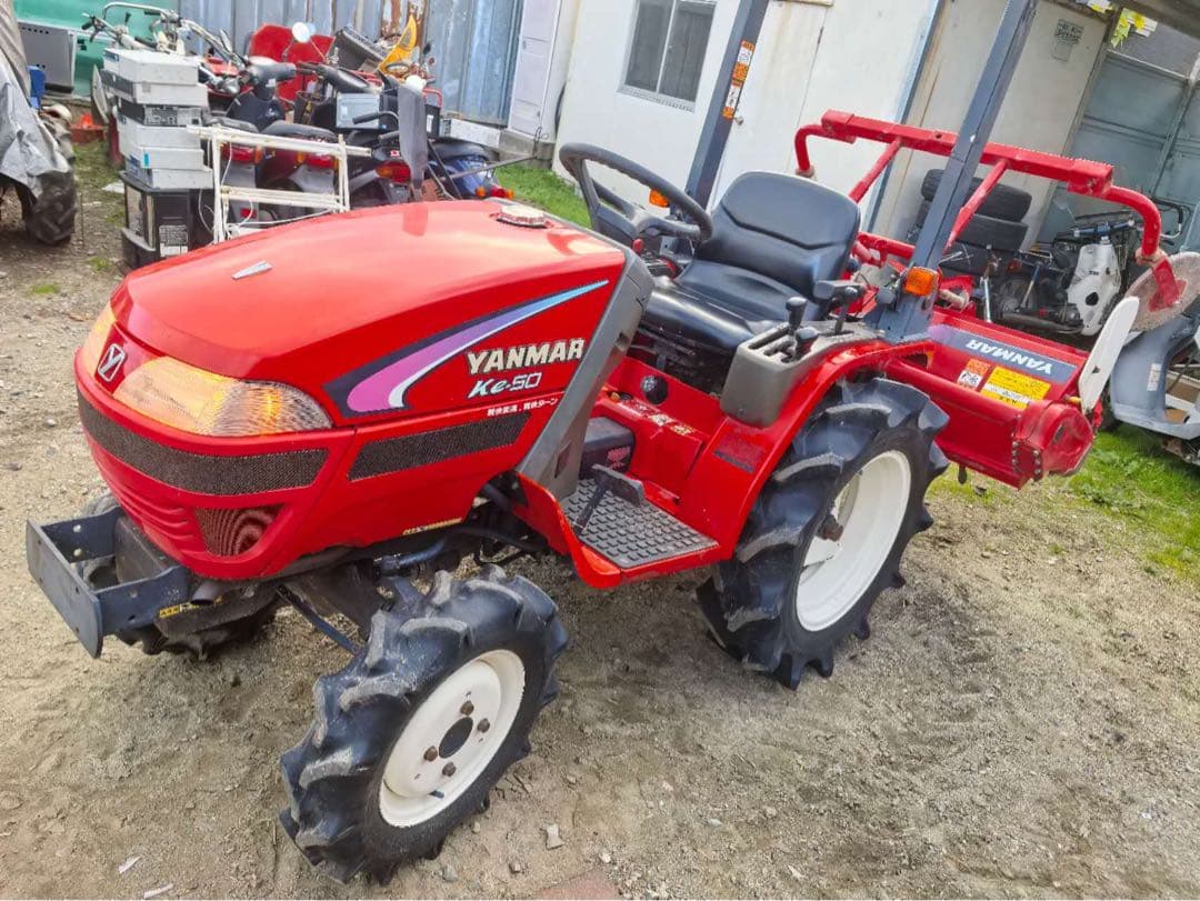 ヤンマートラクター　ke-50 15馬力自動水平 4WD 動作確認済み