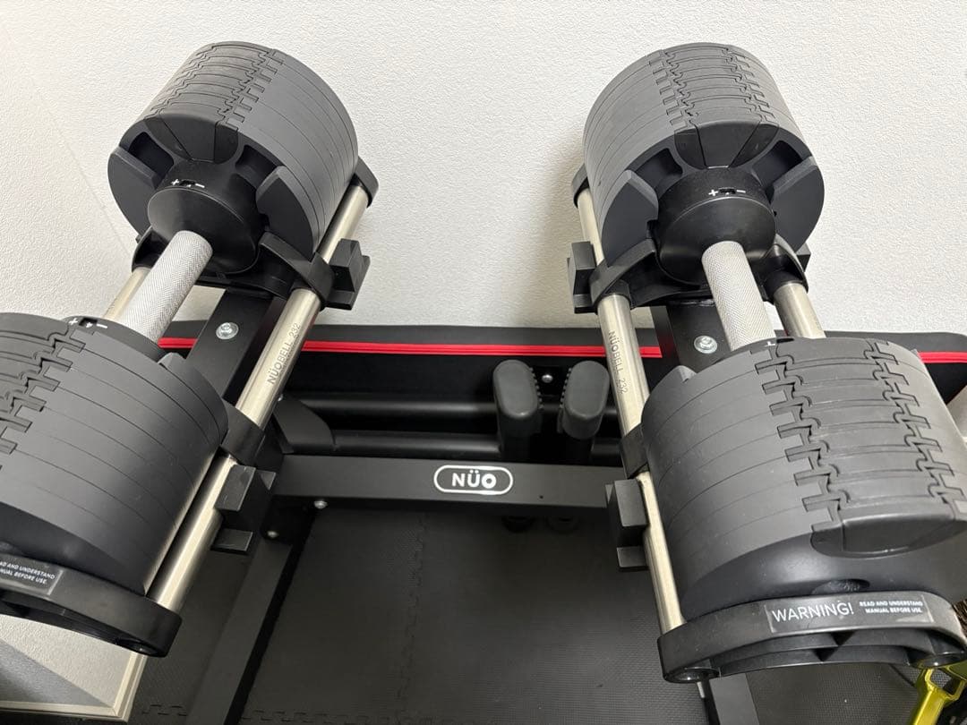 NUO 可変式ダンベル 32kg×2セット台座付き(2/3)