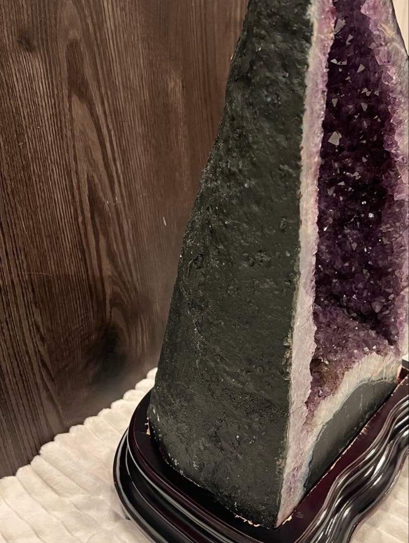 アメジスト ドーム 天然石 ブラジル産約21.2kg ドーム高さ40cm 台付き