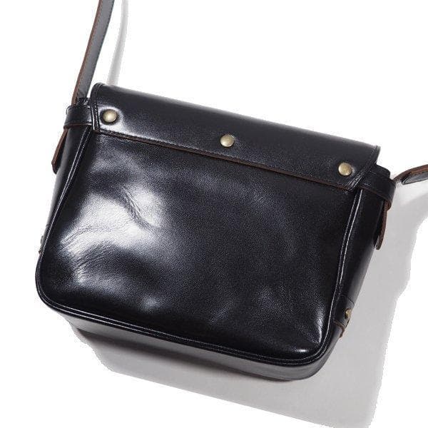 Y'2 LEATHER　ヴィンテージ　茶芯ホースハイド　メールバッグ