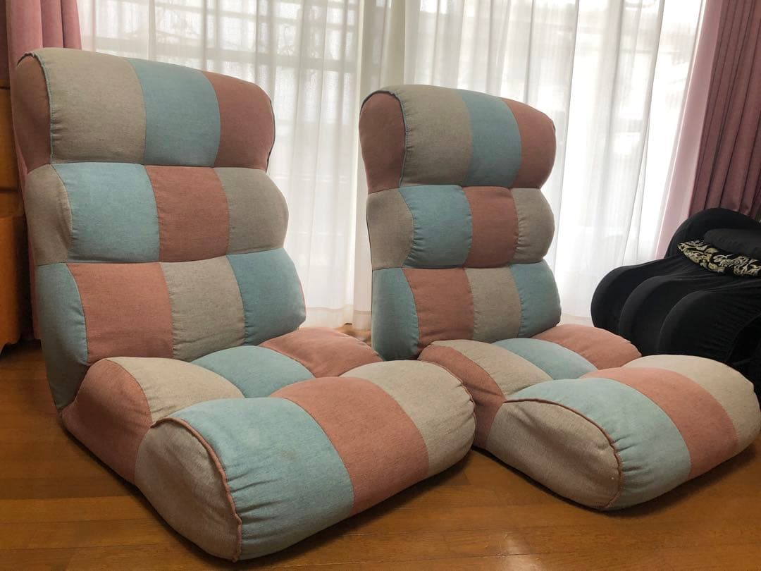 値下げ　Sofa zaisu pigletソファ座椅子　FEMI 　2個セット