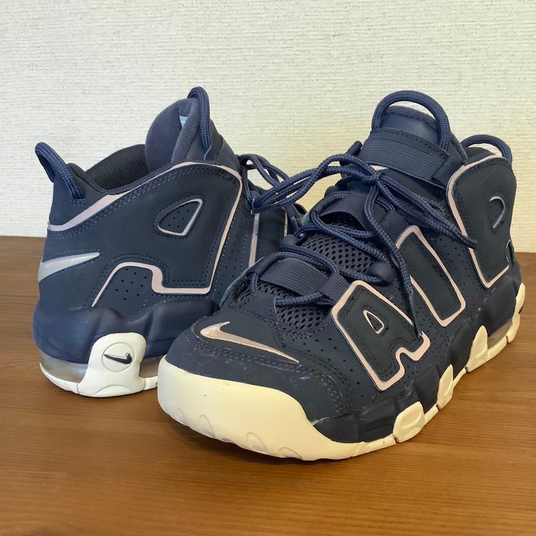靴 NIKE AIR MORE UPTEMPO GS THUNDER BLUE