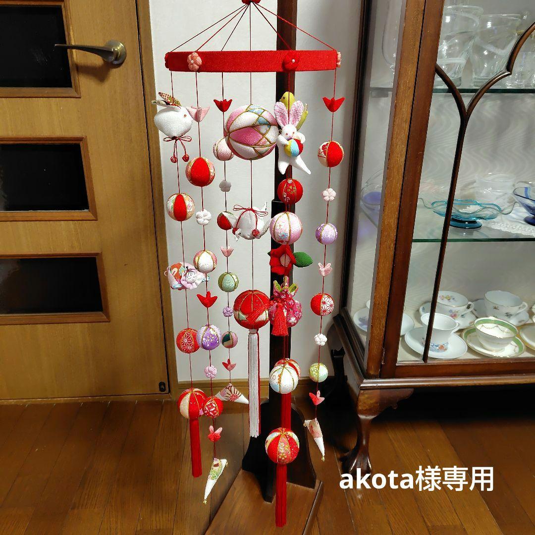 ちりめん細工　お雛様さげもん下げ飾り