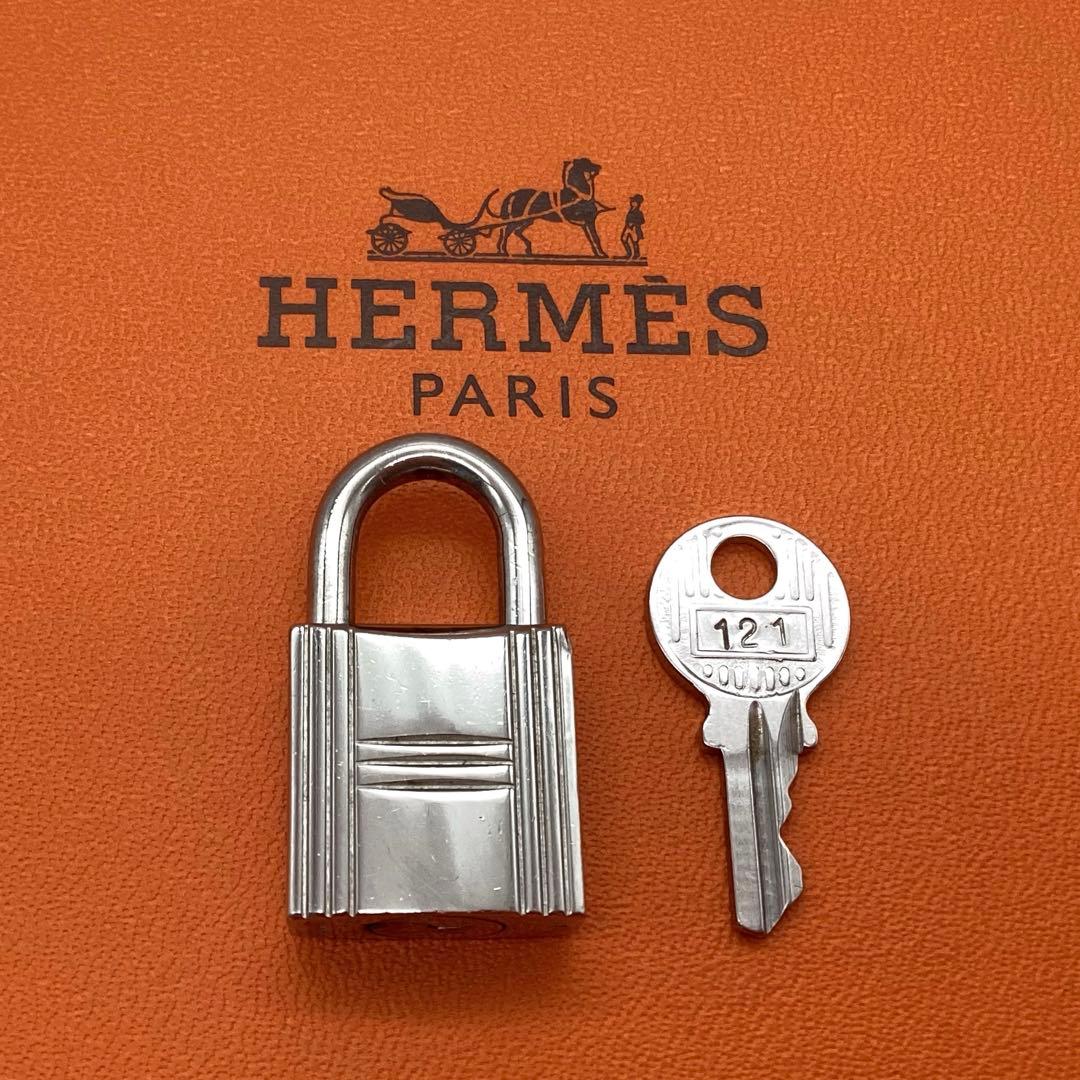 ⭐️極美品⭐️エルメス　カデナ　パドロック　鍵　no.121 シルバー　男性　女性