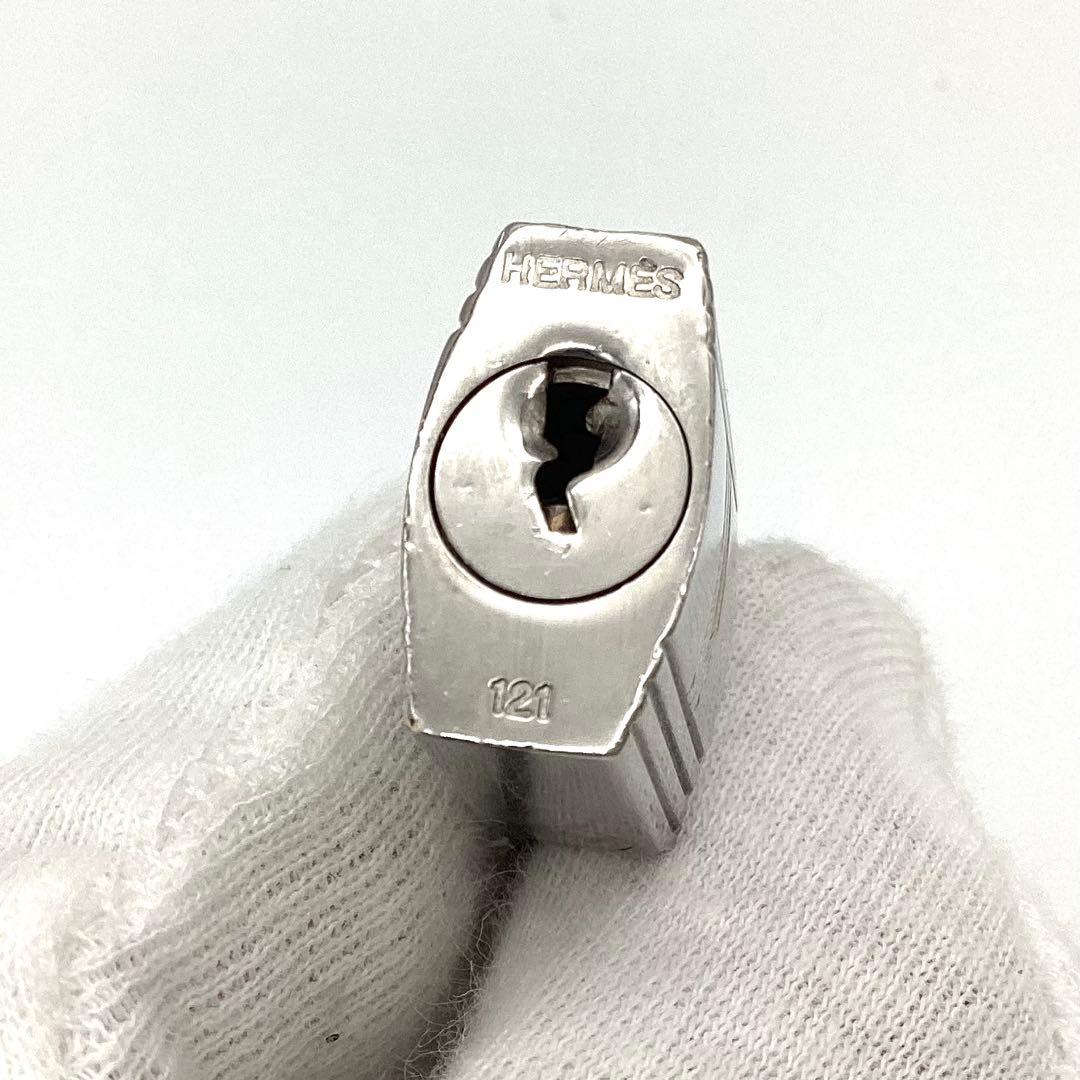 ⭐️極美品⭐️エルメス　カデナ　パドロック　鍵　no.121 シルバー　男性　女性