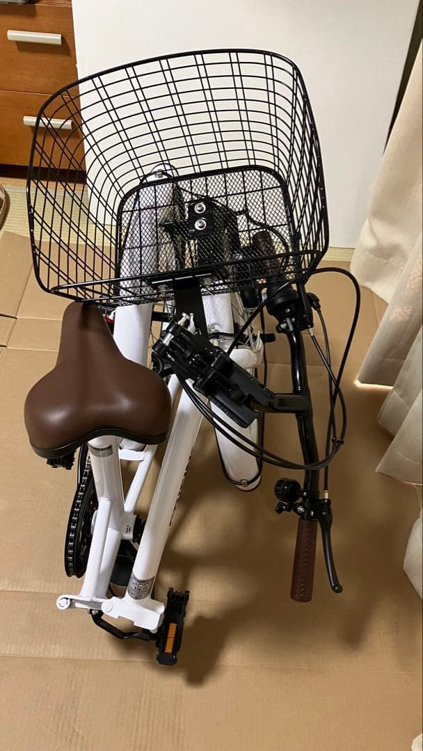 GRIFIN 折りたたみ自転車 ホワイト20インチ6段サークル錠