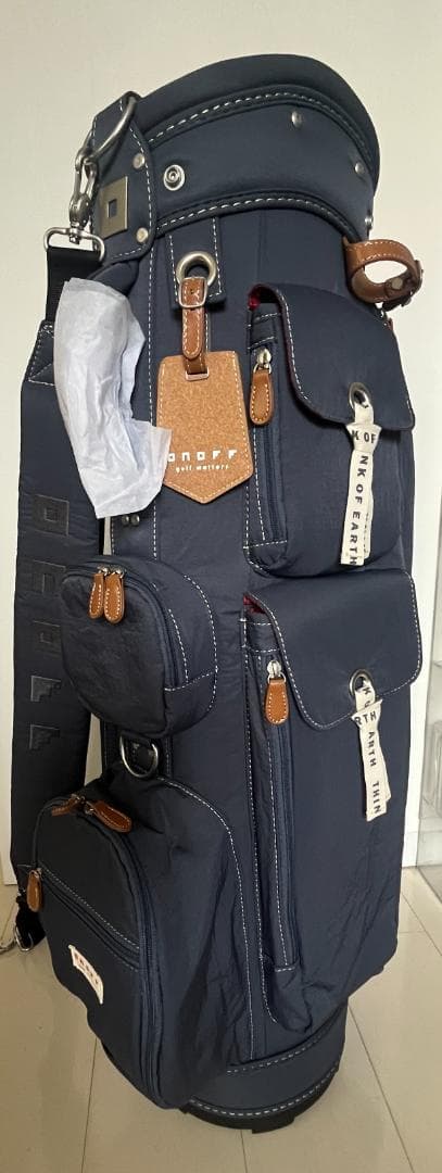 【新品未使用】オノフ(ONOFF)　キャディバッグ レディース　ネイビー