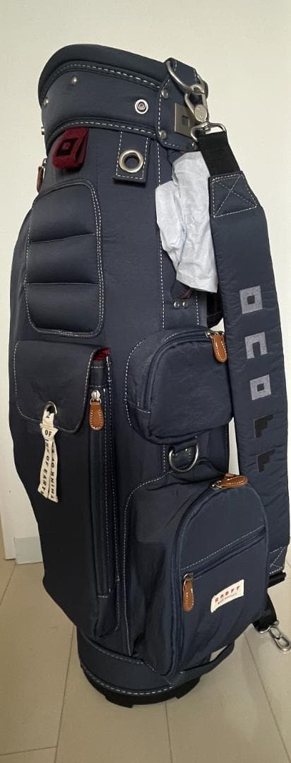 【新品未使用】オノフ(ONOFF)　キャディバッグ レディース　ネイビー