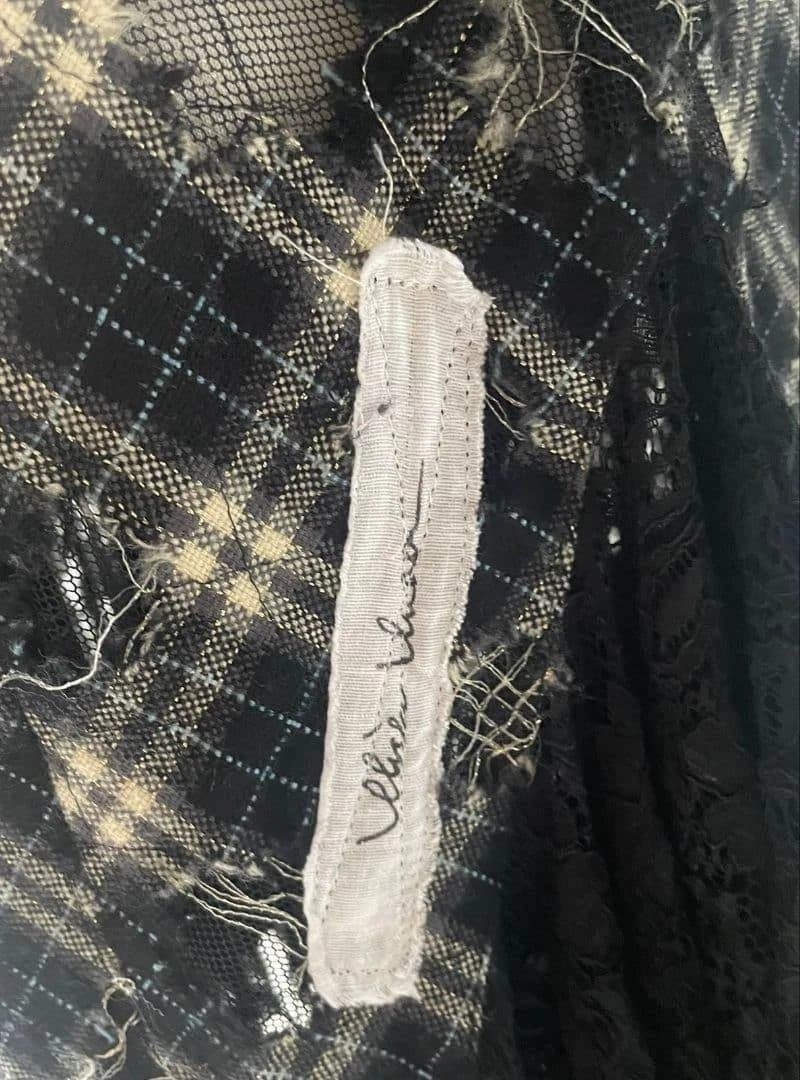 Alice auaa ストラップレス チェック柄ワンピース