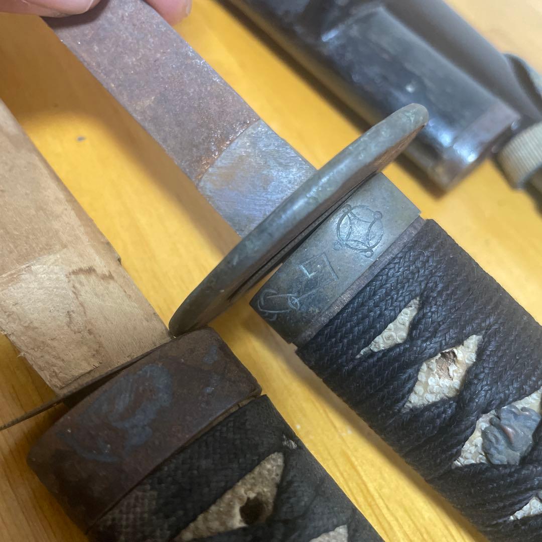 蔵出　江戸時代　大小　拵　残欠　木製つなぎ付