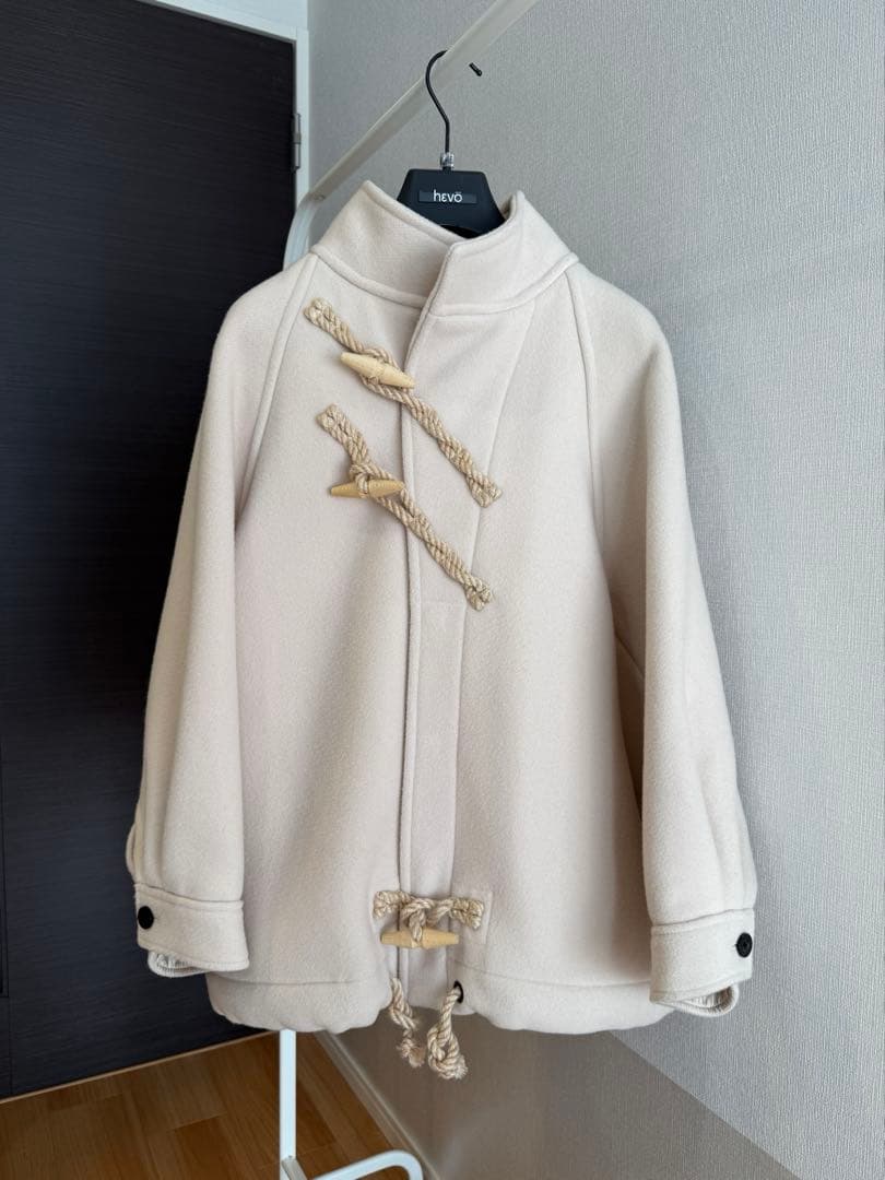 HYKE ダブルフェイスダッフルジャケット