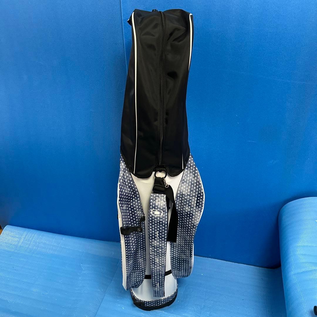 OGIO ゴルフバッグ ネイビー・ホワイト・ドット15分割セパレート