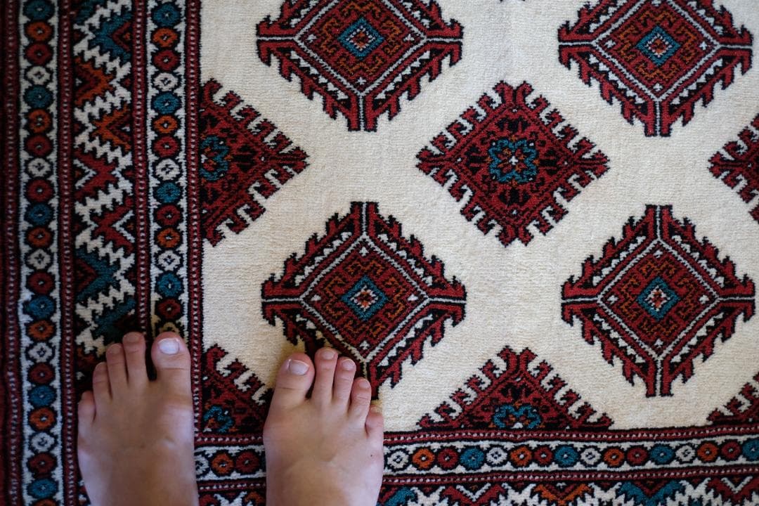 トルクメンラグ　turkmen rug　新品同様　トライバルラグ