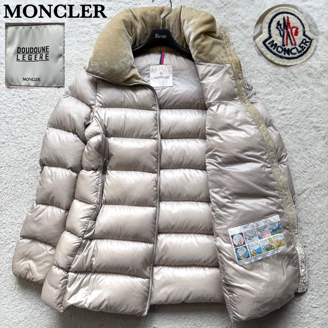 【美品】モンクレール ダウンジャケット コート TORCOL ロゴワッペン 現行
