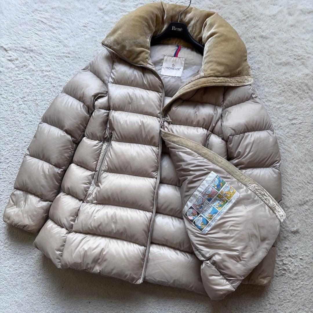 【美品】モンクレール ダウンジャケット コート TORCOL ロゴワッペン 現行