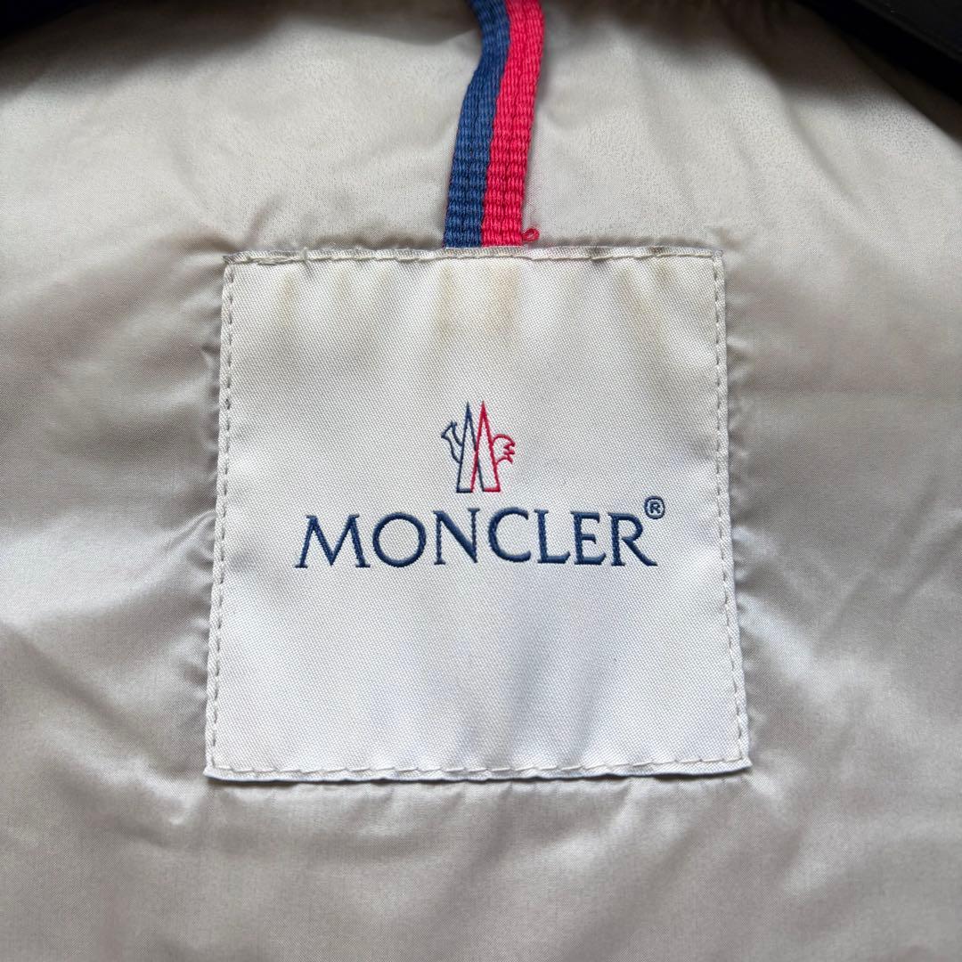 【美品】モンクレール ダウンジャケット コート TORCOL ロゴワッペン 現行