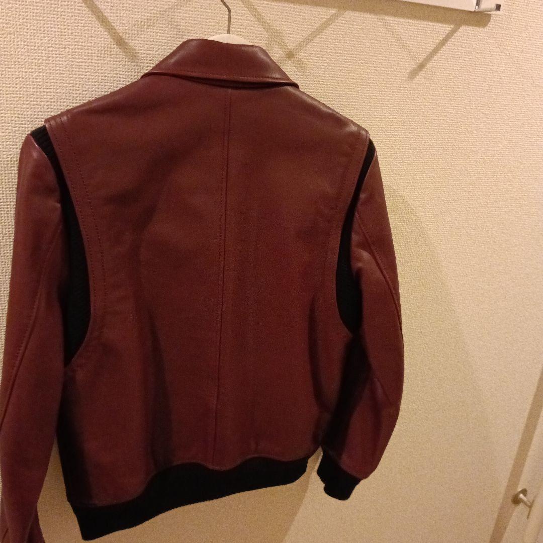 COACHコーチシングルライダースジャケット　ボルド　 S 46