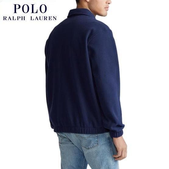 美品 ポロラルフローレン ベイポート フリース ジャケット ネイビー USサイズ